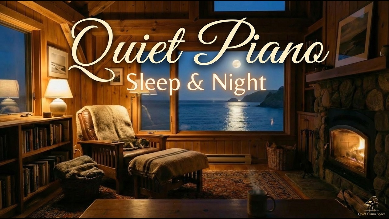 Quiet Piano Music for Sleep & Night | Soft Piano for Deep Rest (6+ Hours) | Quiet Piano Space