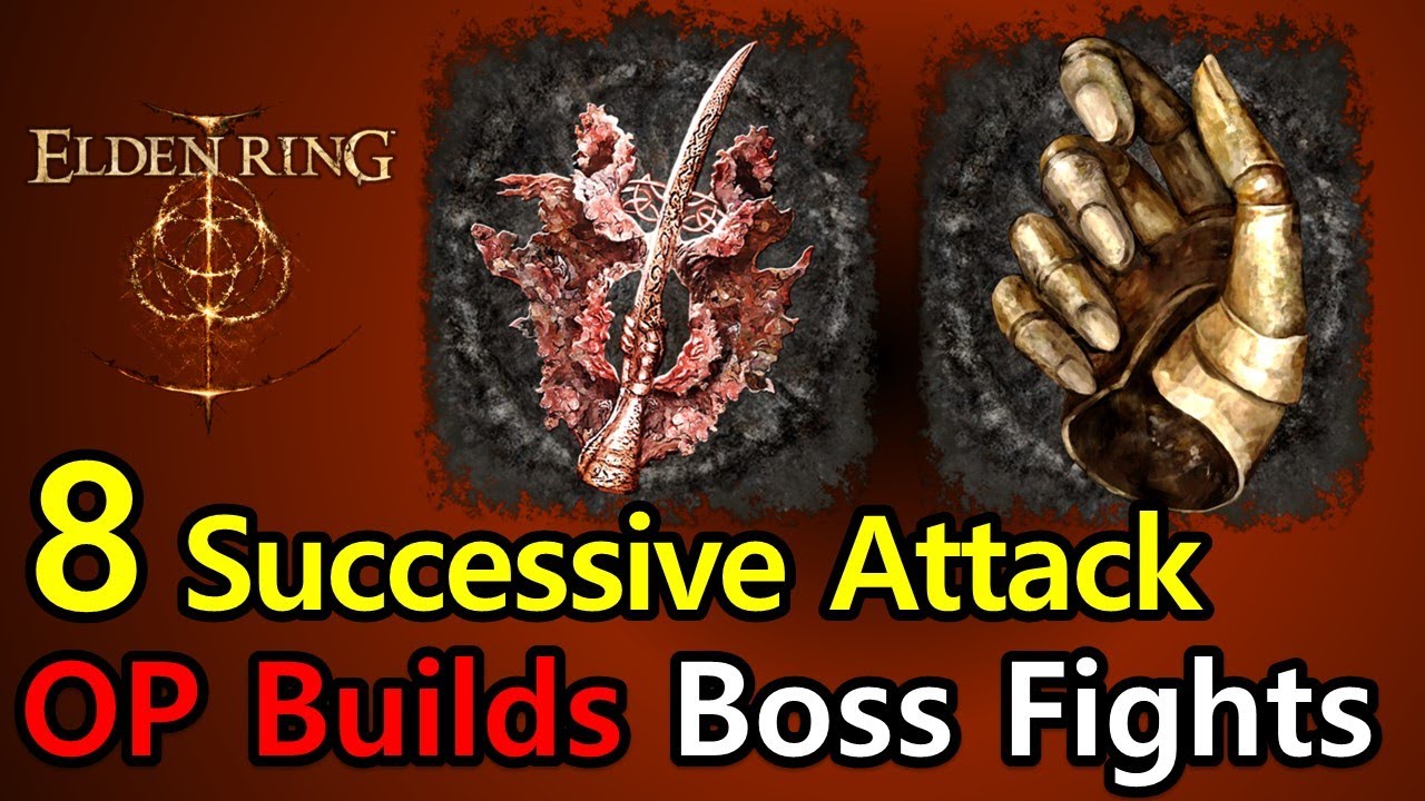 Elden Ring NG+7 Boss Fights with Successive Attack Builds (No Hit)