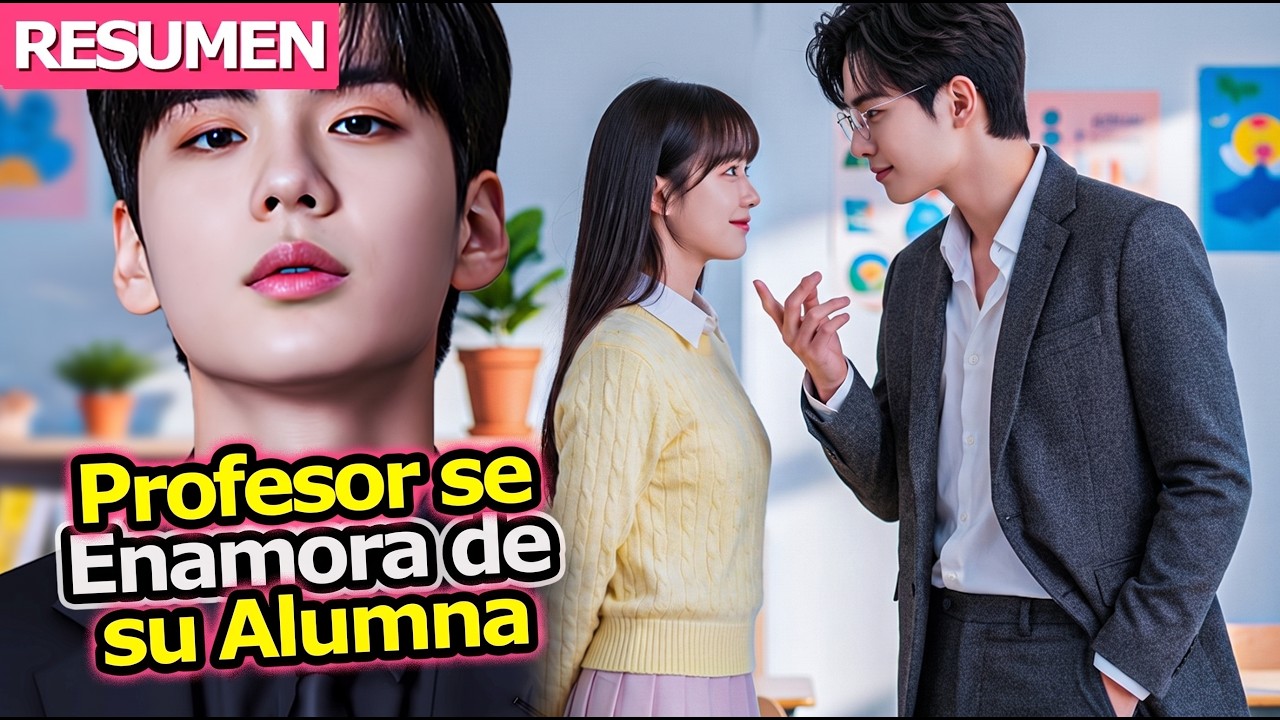 🔥Chica Tímida Se Enamora De Su Nuevo Maestro, Sin Saber Que Él También La Ama