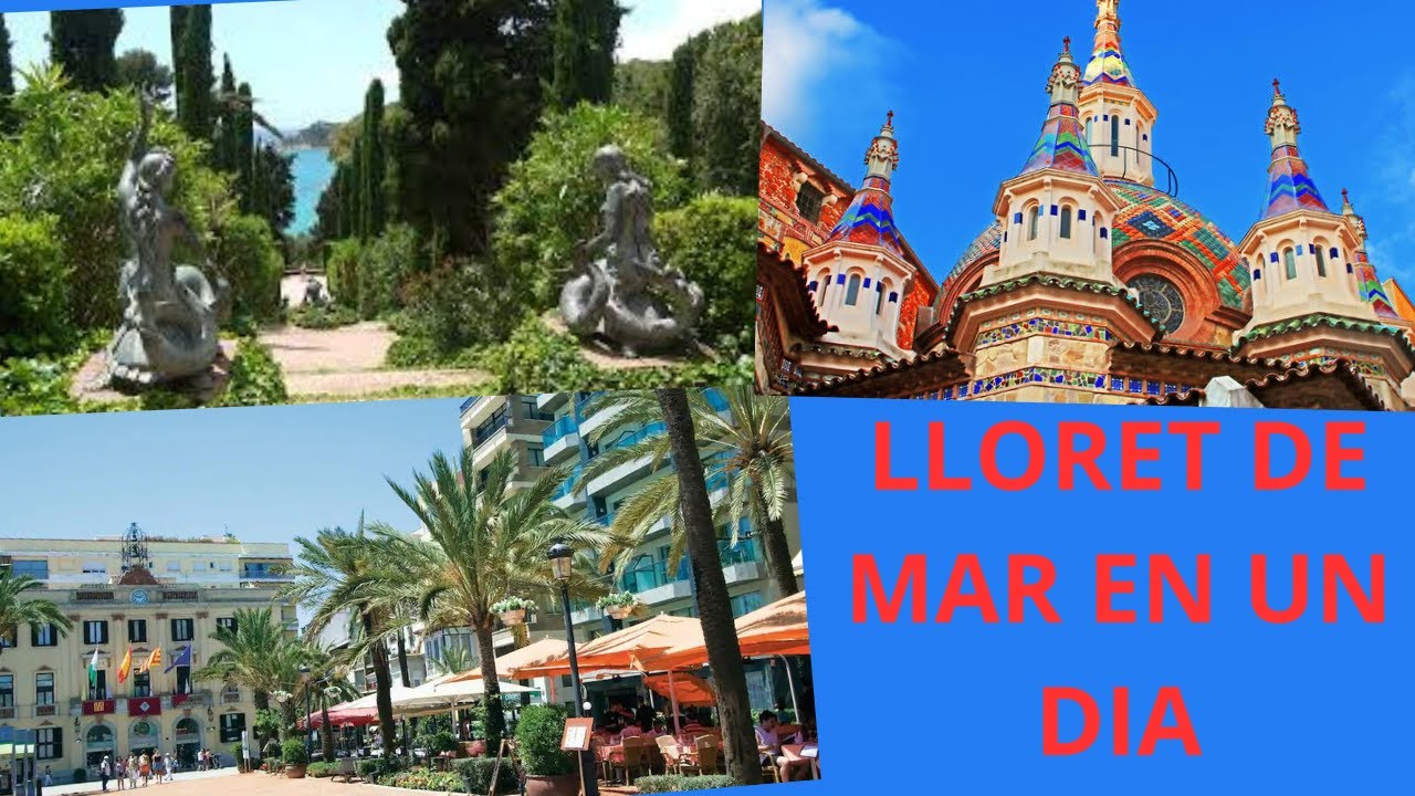 LLORET DE MAR -PASEO MARÍTIMO⛵- JARDÍN DE CLOTILDE🌺- MUSEO DEL MAR🌊 -UNA JOYA DE LA COSTA BRAVA🌅🏖️