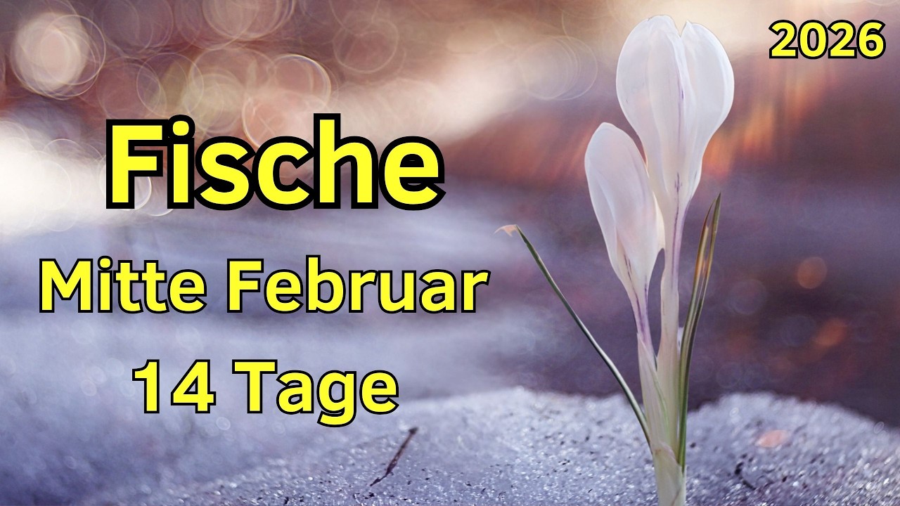 Fische ♓️ - Mitte Februar 2026 - Diese Nachricht verändert alles ❤️❤️