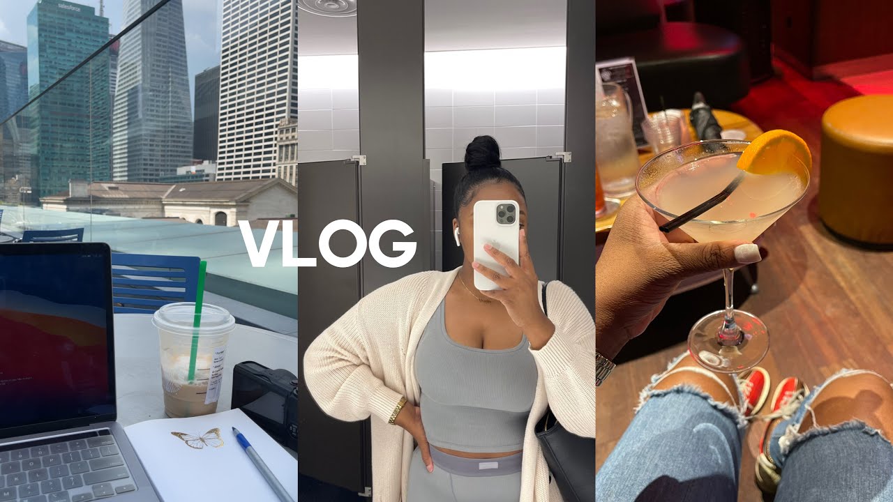 vlog | romanticizing my life, being productive, new books + bowling | Abiola K.