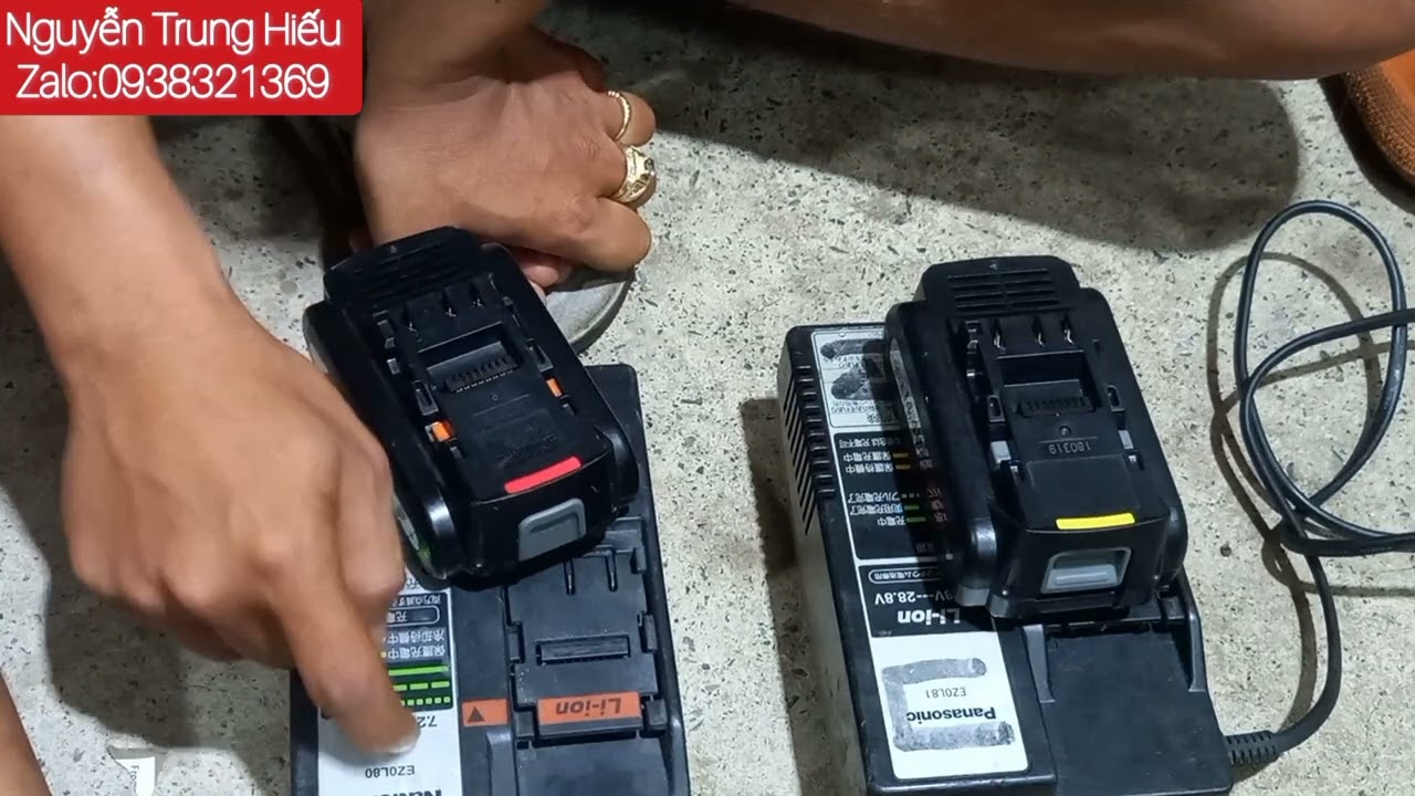 Phân biệt sạc và pin panasonic L80 và L81(0938321369)Hiếu nati