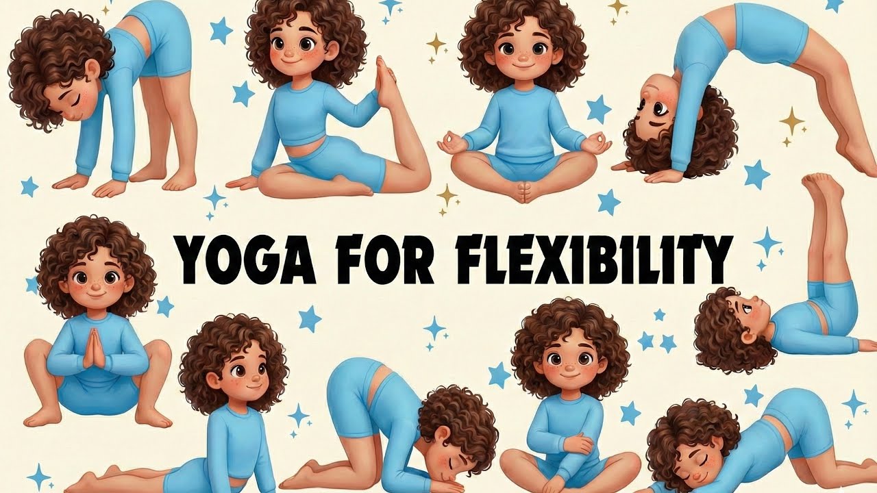 Yoga for Flexibility & Strength || yoga for kids #yoga #yogaforkids #yogaforbeginners #morningyoga 
