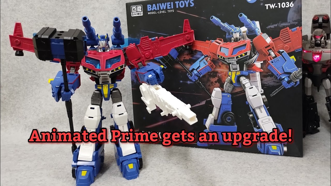 Набор Bai Wei Toys Maintenance Team Leader KO TW-1036 Animated power up Prime + jetpack trailer