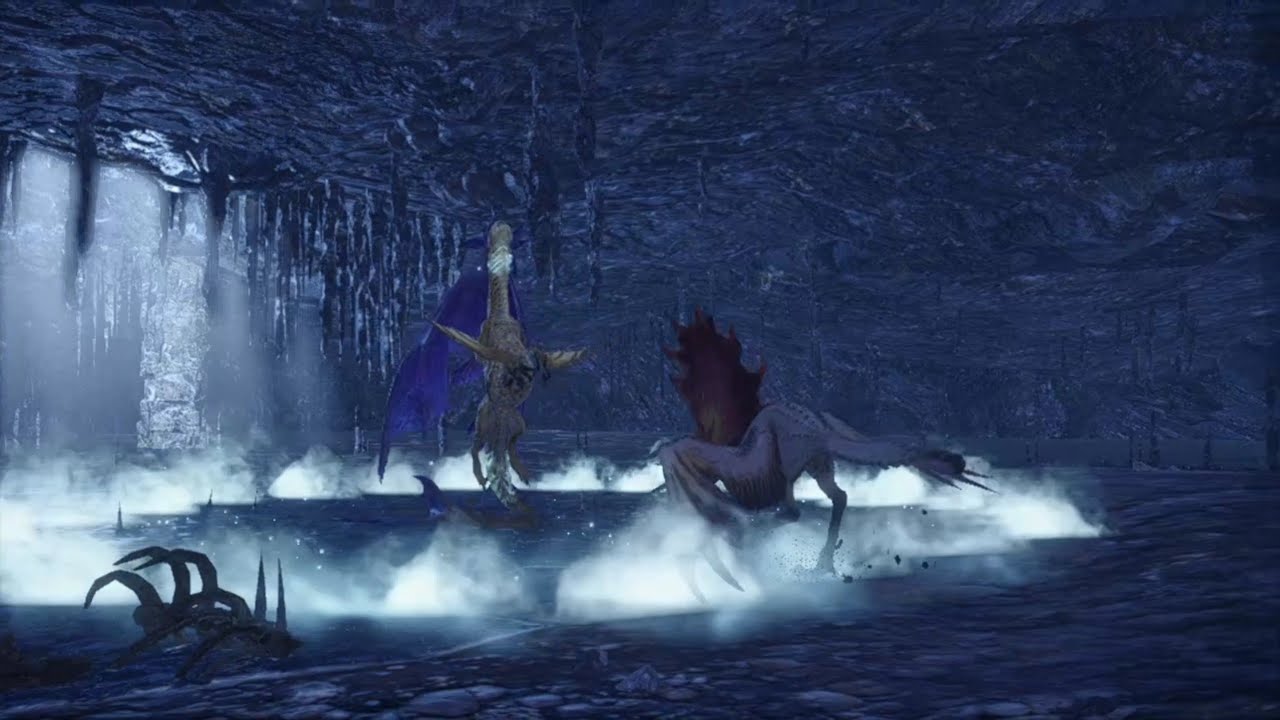 Somnacanth vs Aknosom Turf War (Monster hunter rise sunbreak)