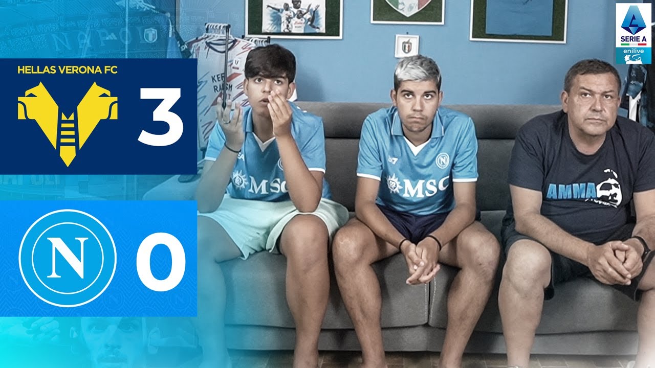 UMILIATI!! DISASTRO! VERONA-NAPOLI 3-0 | LIVE REACTION NAPOLETANI