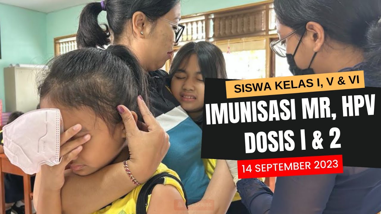 IMUNISASI SISWA KELAS I, V & VI | SD SARASWATI 3 DENPASAR