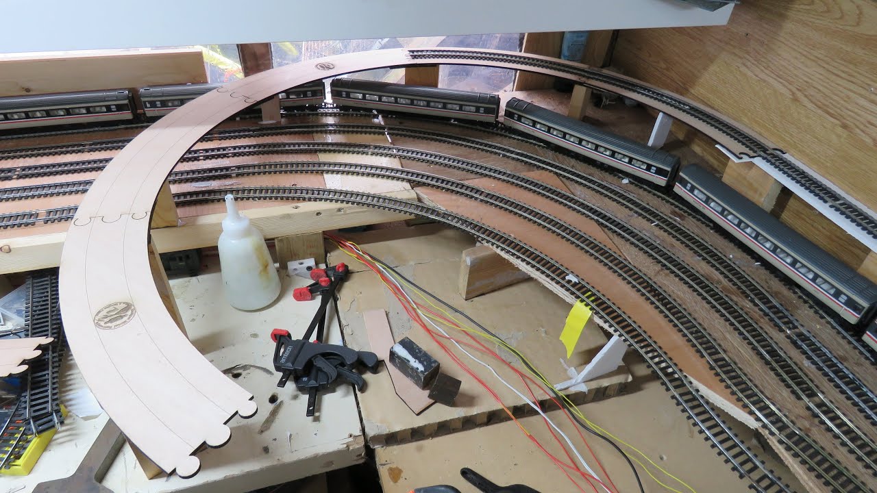 OO Gauge Shed Model Railway / Railroad Layout - New Fiddle Yard & Laser Cutting A Bridge / Viaduct