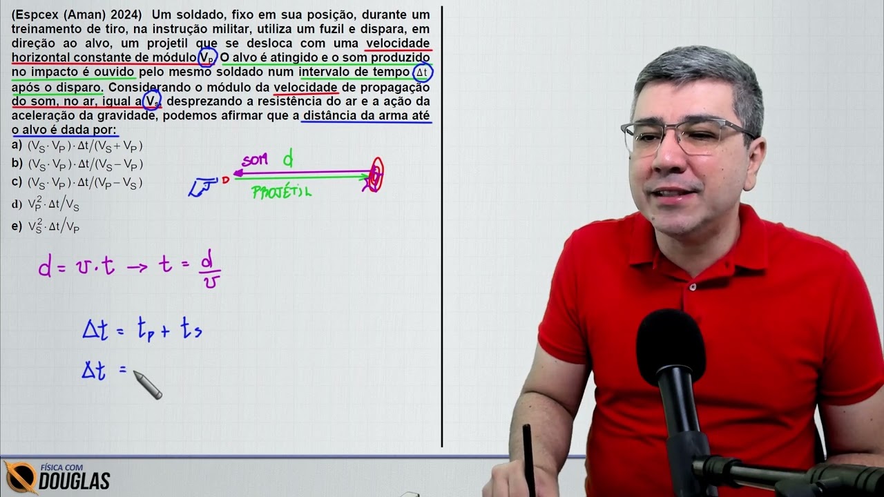 (Espcex (Aman) 2024)  Um soldado, fixo em sua posição, durante um treinamento de tiro