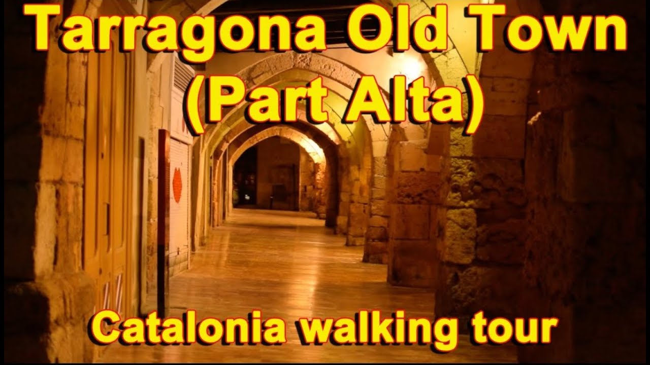 Tarragona Old Town (Part Alta), Walking tour (Spain) #relaxation