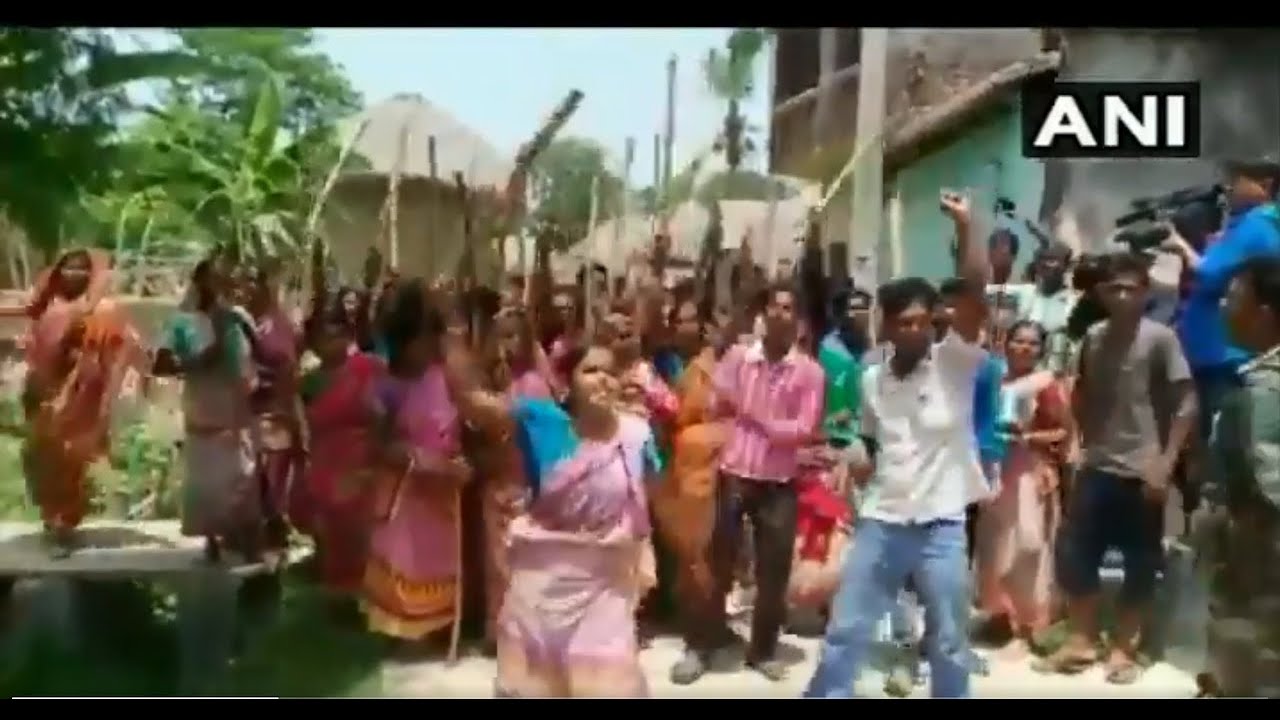 TMC female cadre protests after BJP demands CAPF at Bengal voting booths