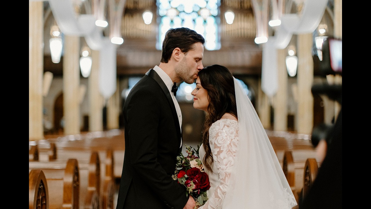 Jessica & Rob | Indianapolis Catholic Wedding Film at Sacred Heart Catholic Church