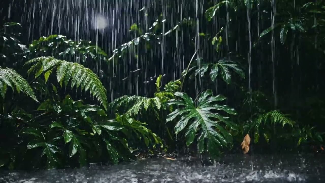 From Sleepless to Deep Sleep: Heavy Rain and Mighty Thunder at Night.
