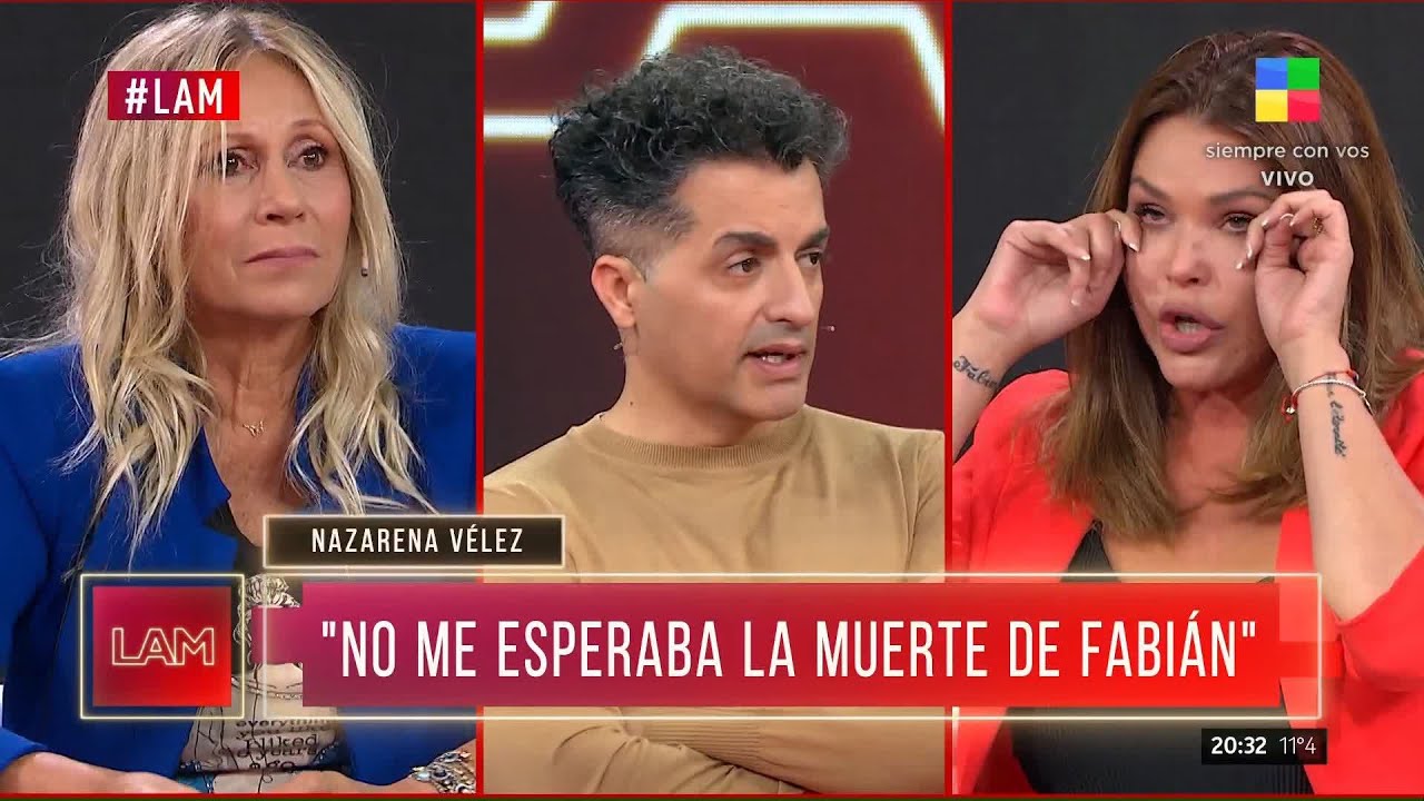 Nazarena Vélez recordó a su ex marido, Fabián Rodríguez: 