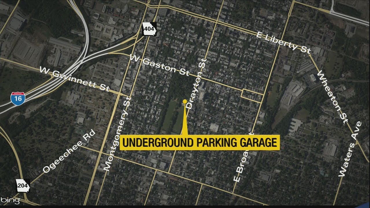 Two-level underground parking garage to border Forsyth Park