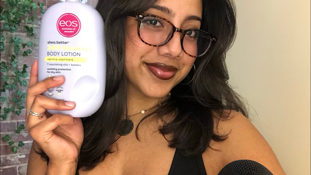 ASMR neck and shoulder massage with lotion 💜