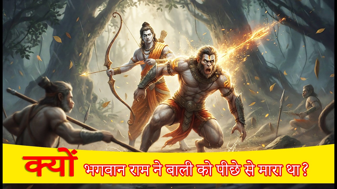 क्यों भगवान राम ने बाली को पीछे से मारा था? | Why Did Lord Rama Kill Bali from Behind?