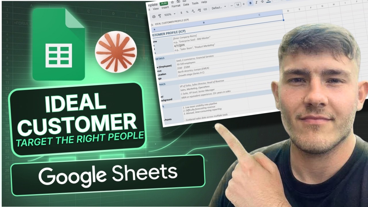 How To Create An Ideal Customer Profile (ICP) Template In Google Sheets Using Claude AI (2026 Guide)