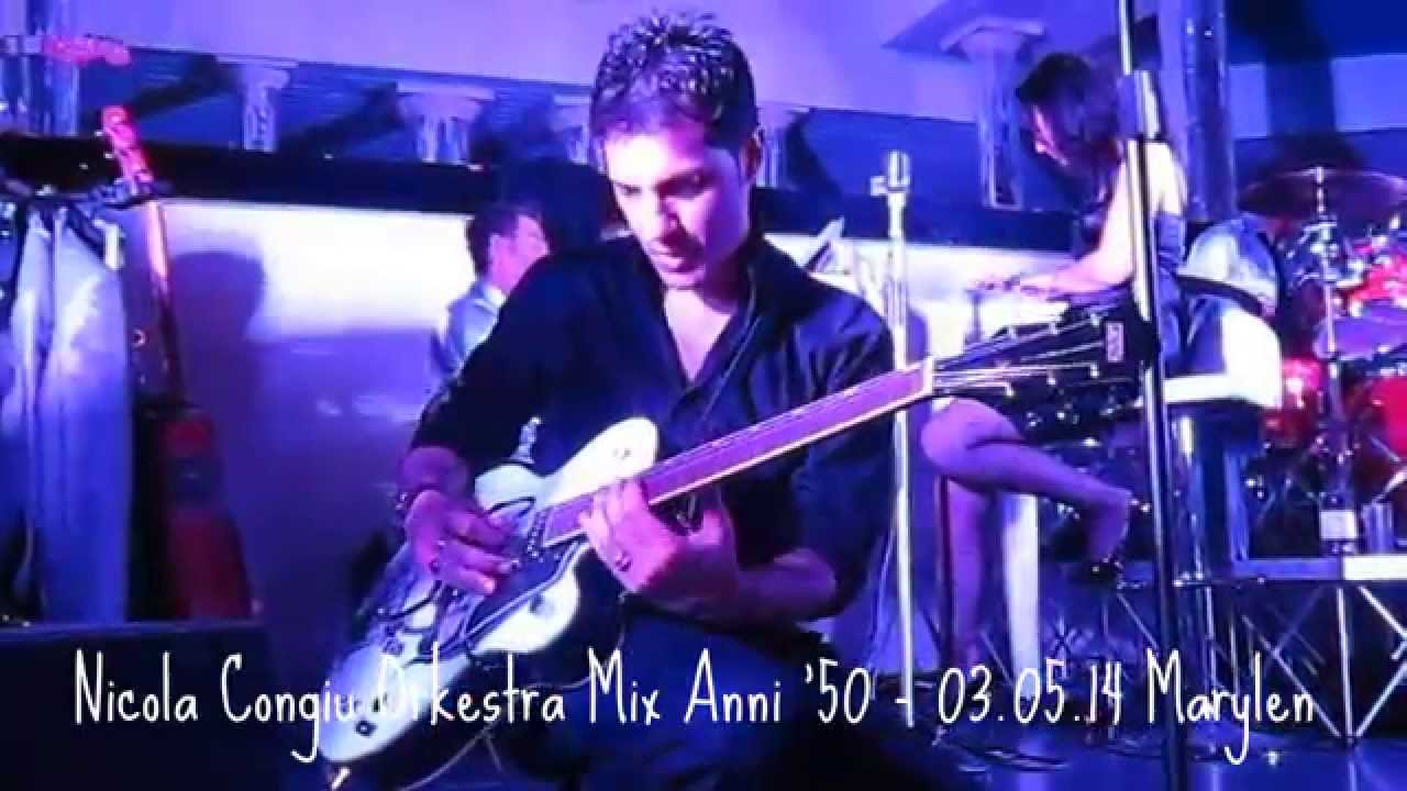 Nicola Congiu Orkestra Mix anni '50 al Dancing Magika di Bagnolo Cremasco (Cr) 03.05.14