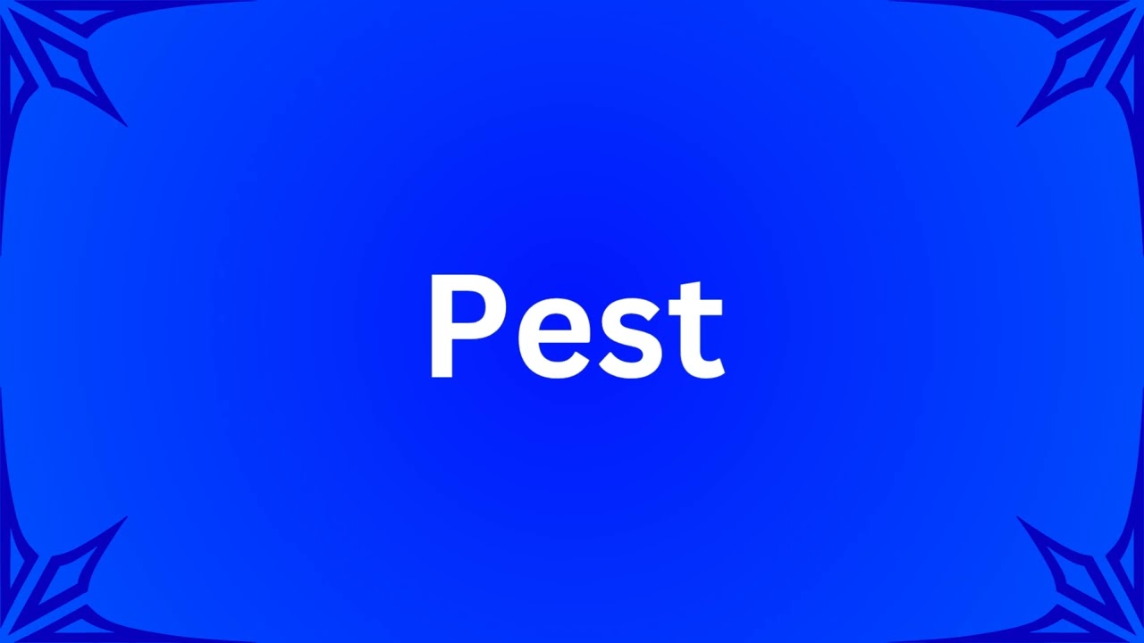 Pest Pronunciation (American English 🇺🇲)