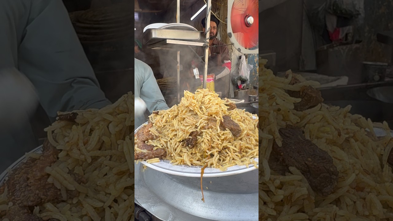 🔥 KPK Street Food Chawal | Słynny ryż w Khyber Pakhtunkhwa 🇵🇰