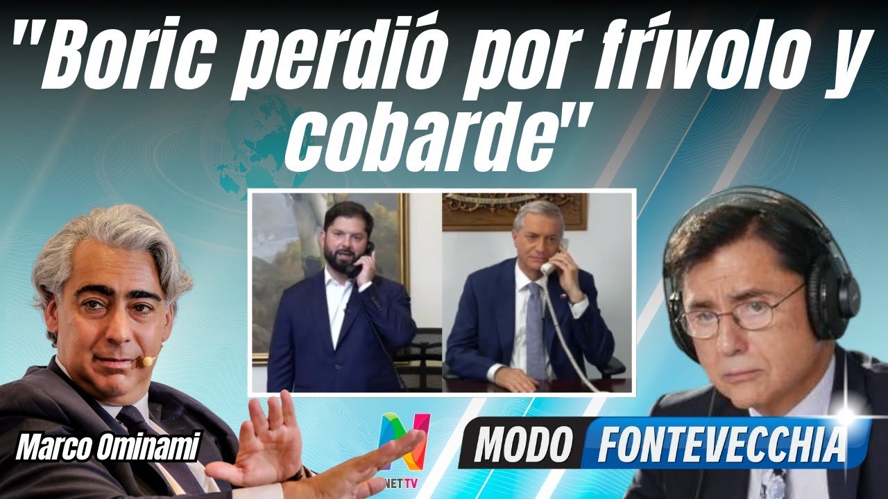 El dirigente político chileno, Marco Ominami criticó duramente a Boric tras la derrota de Jara
