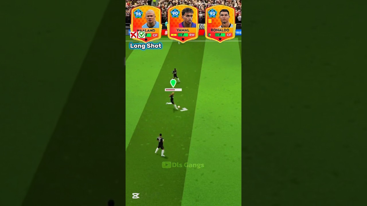Haaland Vs Yamal Vs Ronaldo | Different shorts Challenge 🚀 | dls 26 #dls26 #dlsgangs #dls2026
