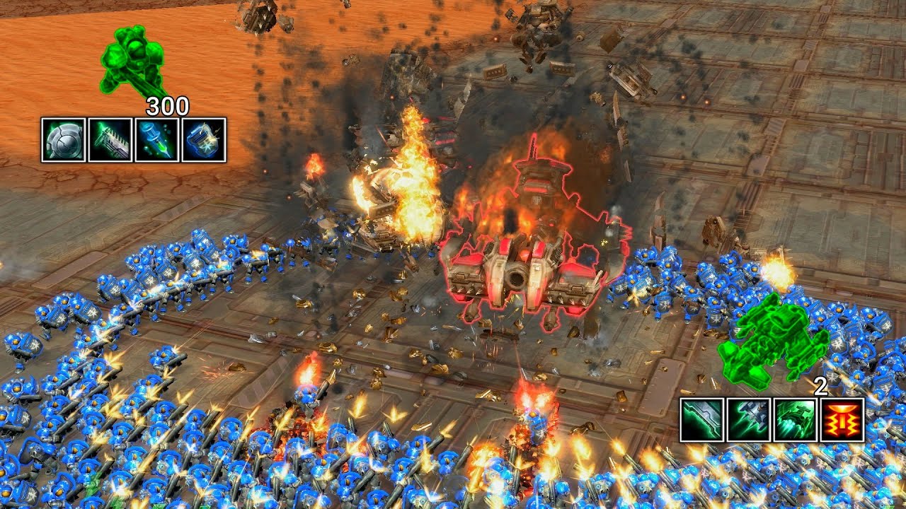 Are 25 Battlecruisers a match for 300 Marines?