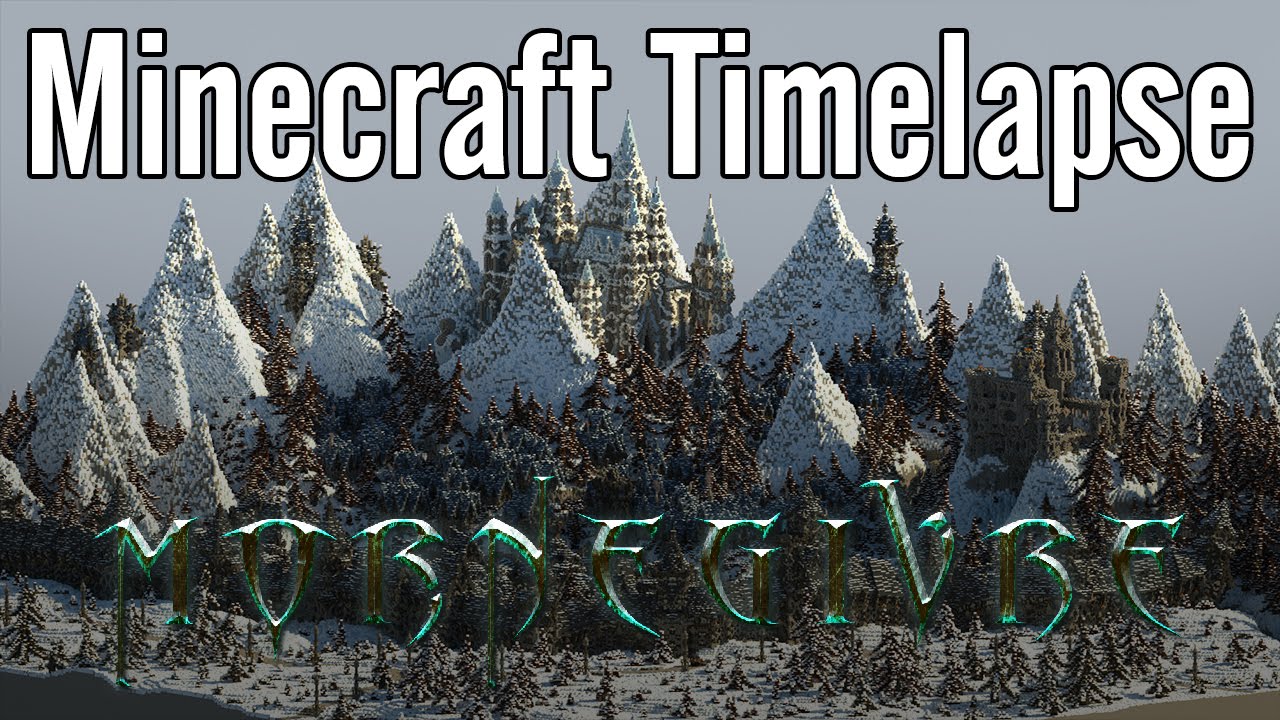 Minecraft Timelapse - Mornegivre, City of Night