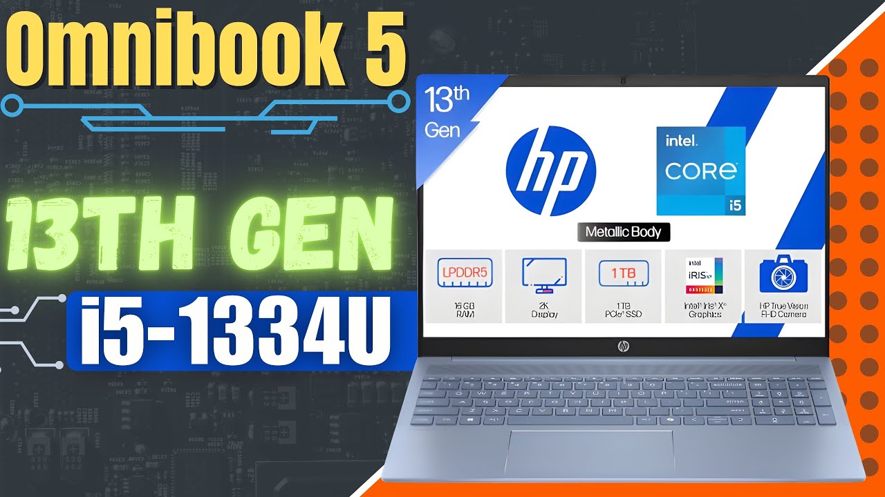 HP Omnibook 5 16 Inch Laptop Review In Hindi | 13th Gen Core i5-1334U + 1TB SSD + Windows 11 Home