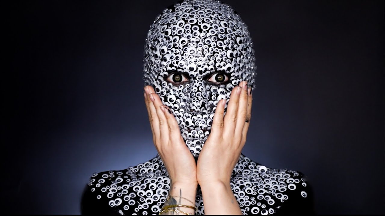 covering my face in googly eyes