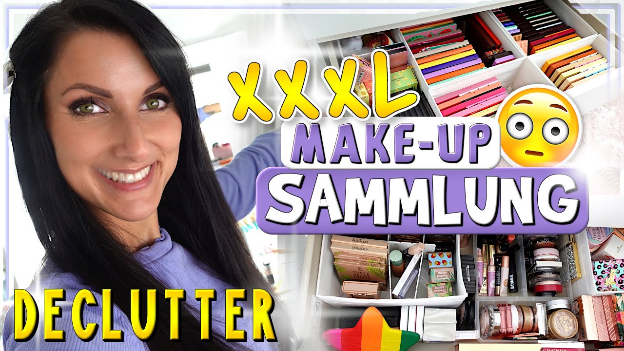 🚮 XXXL DECLUTTER! Make-Up JUNKIE entrümpelt SCHMINKSAMMLUNG in ÜBERLÄNGE | Frühlingsrolina