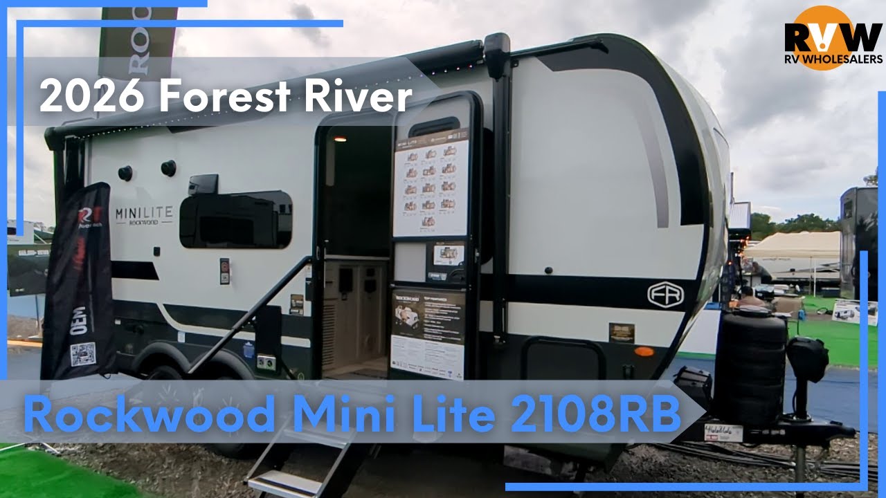 NEW Couples Coach! - 2026 Rockwood Mini Lite 2108RB Flythrough