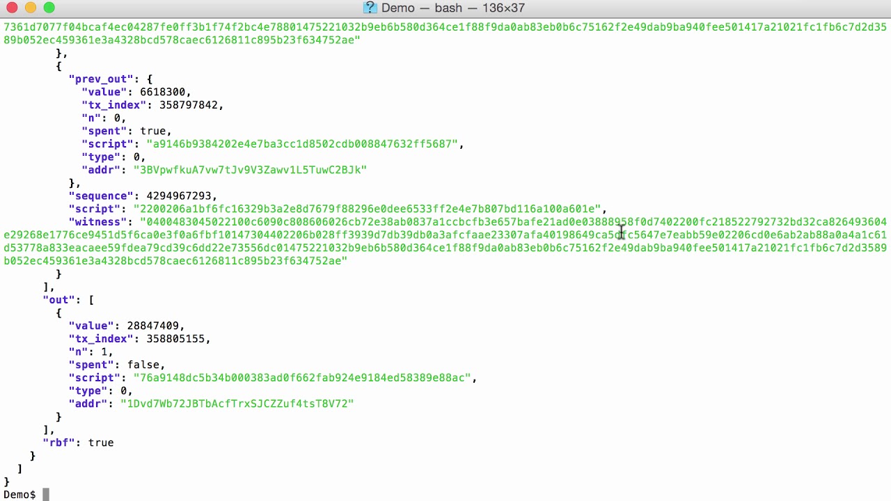 Retrieving and Processing JSON Data (BTC Example)