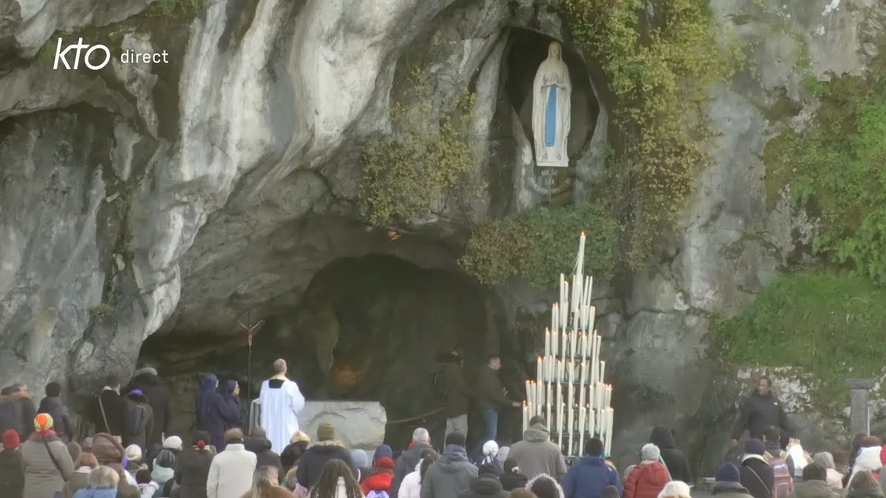 Chapelet du 1er janvier 2026 à Lourdes