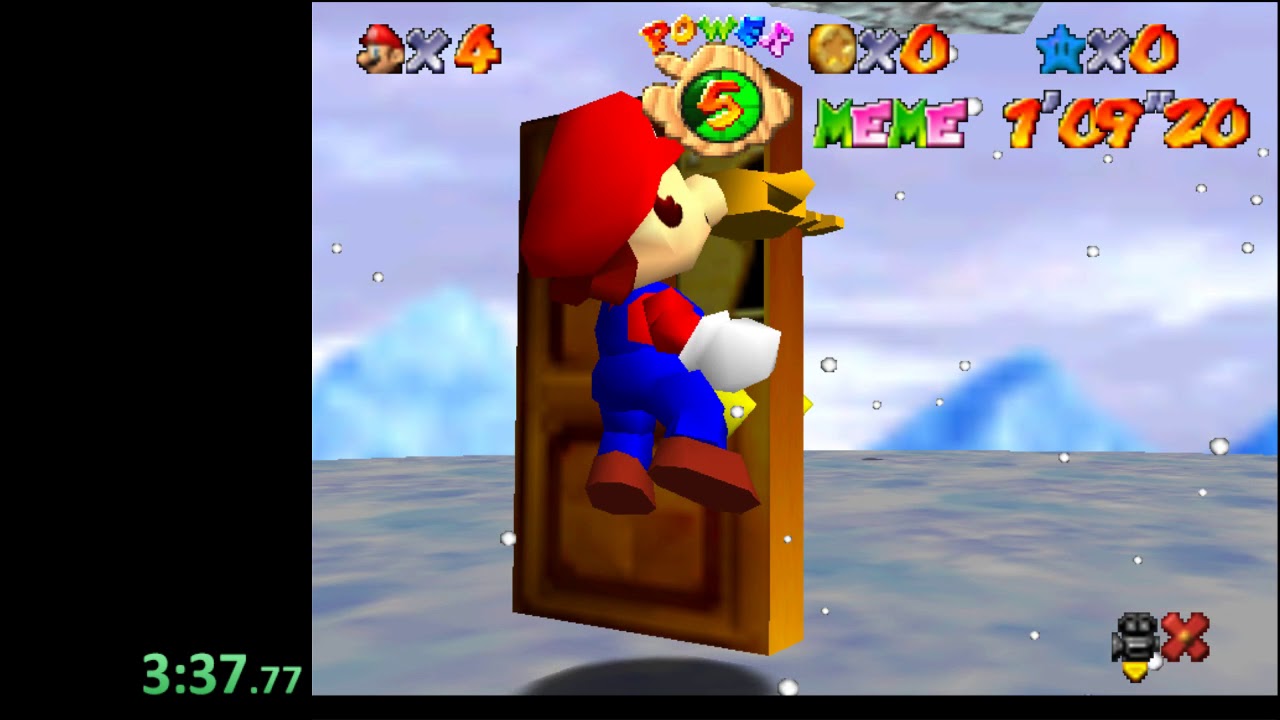 Super Mario 74 EEEEEE 0 star Theory TAS
