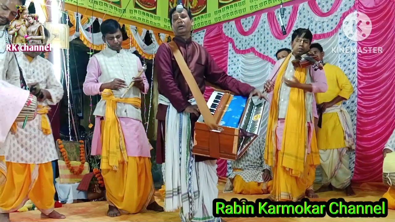 কৃষ্ণ কানাই সম্প্রদায়। মাষ্টার বিন্দু কর্মকার। যজ্ঞভূমিঃ পারুলিয়া পরামানিক পাড়া পুজা মন্দির,দেবহাটা।