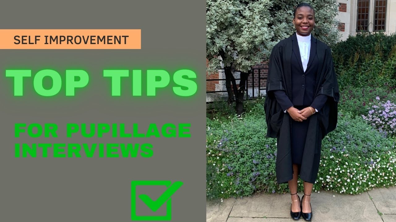 My Top Tips for Mastering Pupillage Interviews