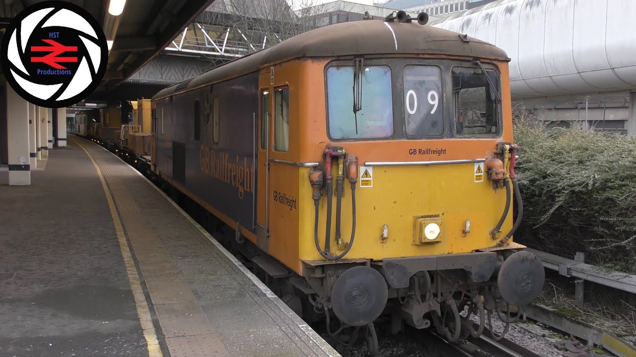 GBRf Class 73s arriving/departing Gatwick Airport - 19/02/2025