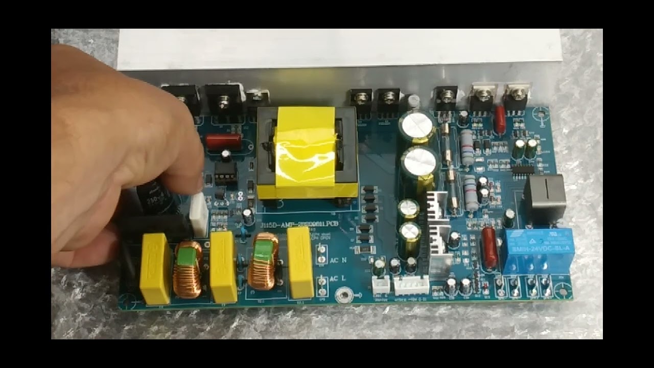 Conhecendo a construção física e eletrônica do amplificador , J115D ,placa amplificada classe D.