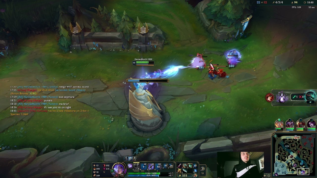 Me and sup dominated bot with little help but rengo was after everybodies butty