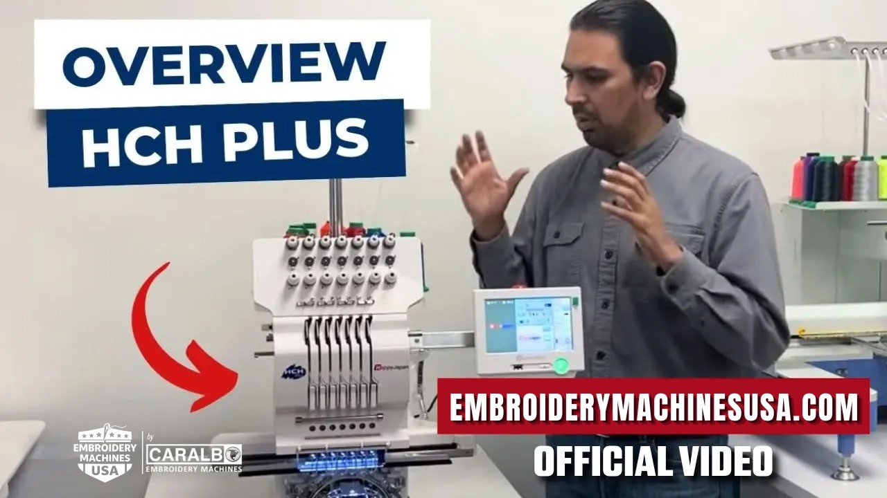 Happy Japan HCH PLUS Embroidery Machine Overview | HappyJapan USA