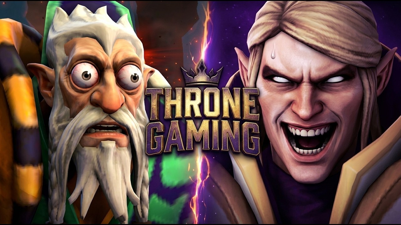 DOTA2 Lone Druid  16 Kills Throne Rush Vs. Smurf Invoker 30 Kills