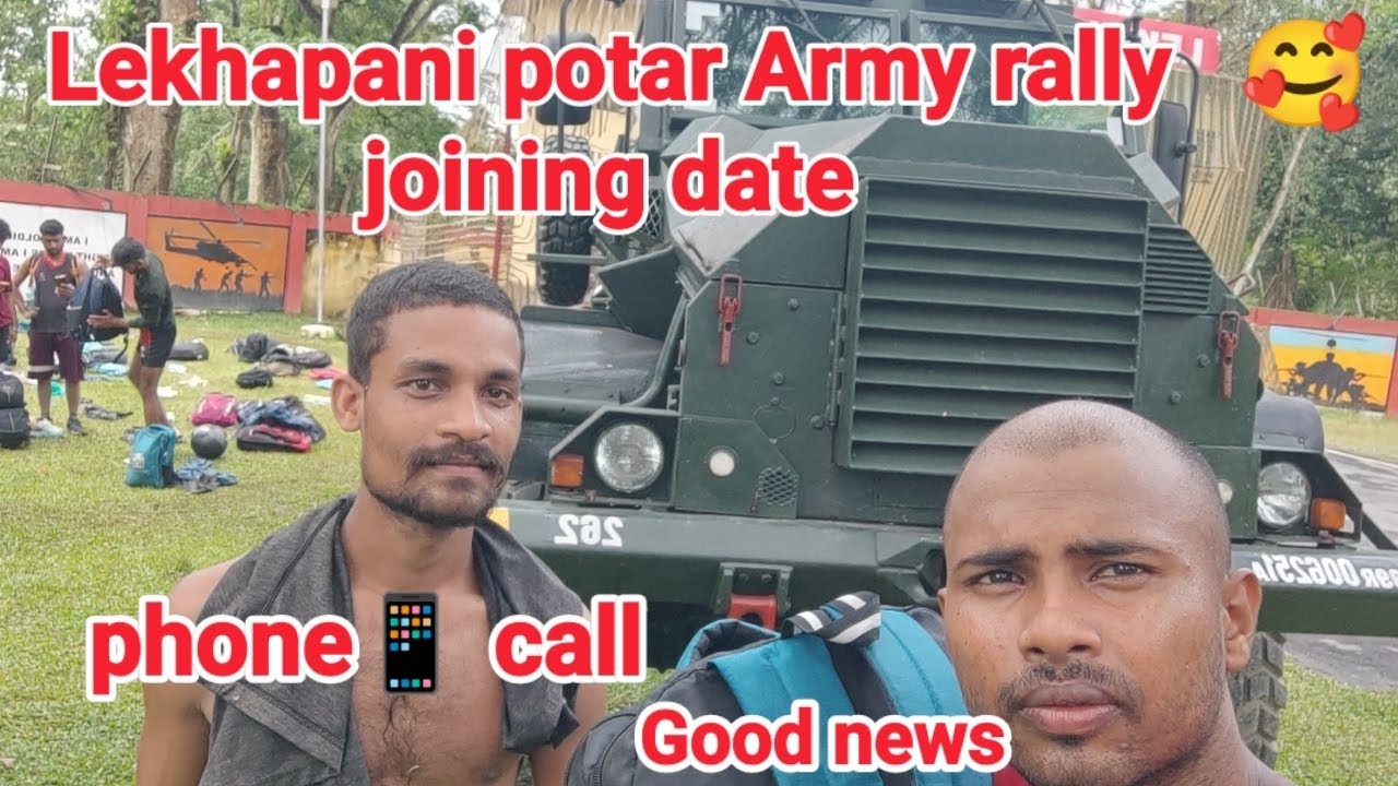 Assam Lekhapani potar Army rally joining date || release soon 