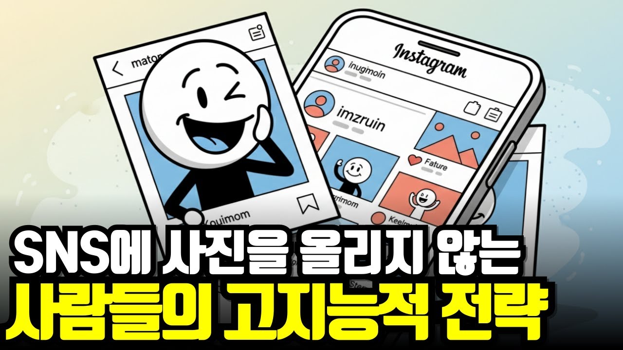 SNS에 사진을 올리지 않는 사람들의 무서운 내공