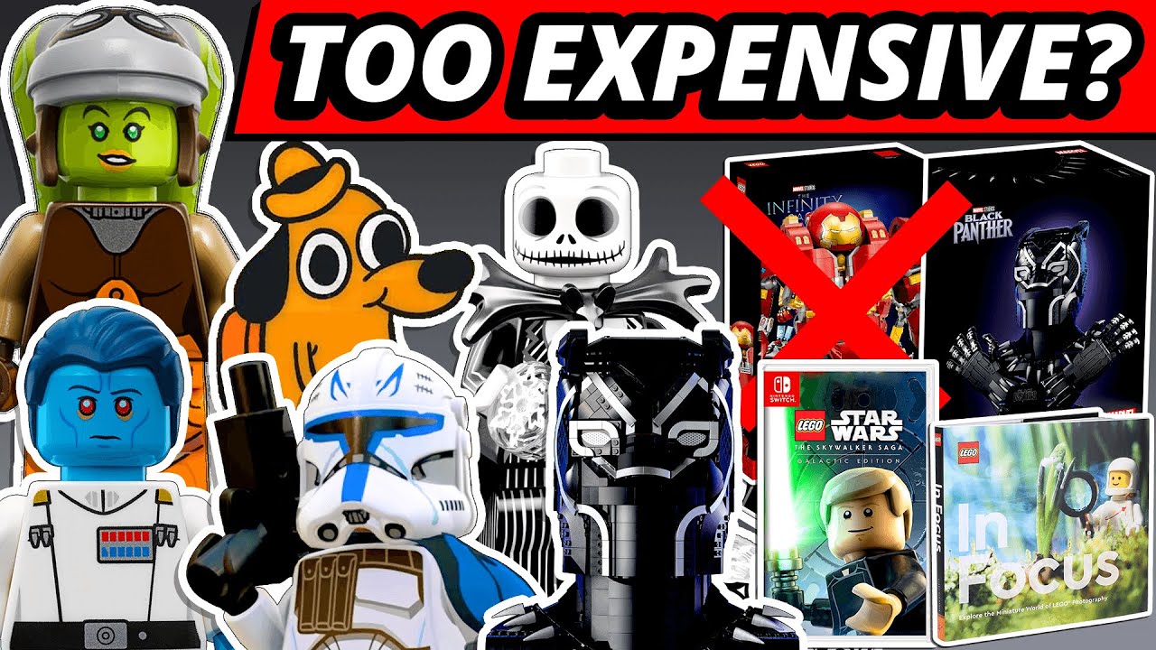 LEGO NEWS! TOO Expensive?! Captain Rex! Black Panther Bust! Skywalker Saga DLC! Rebels! Clone Wars!