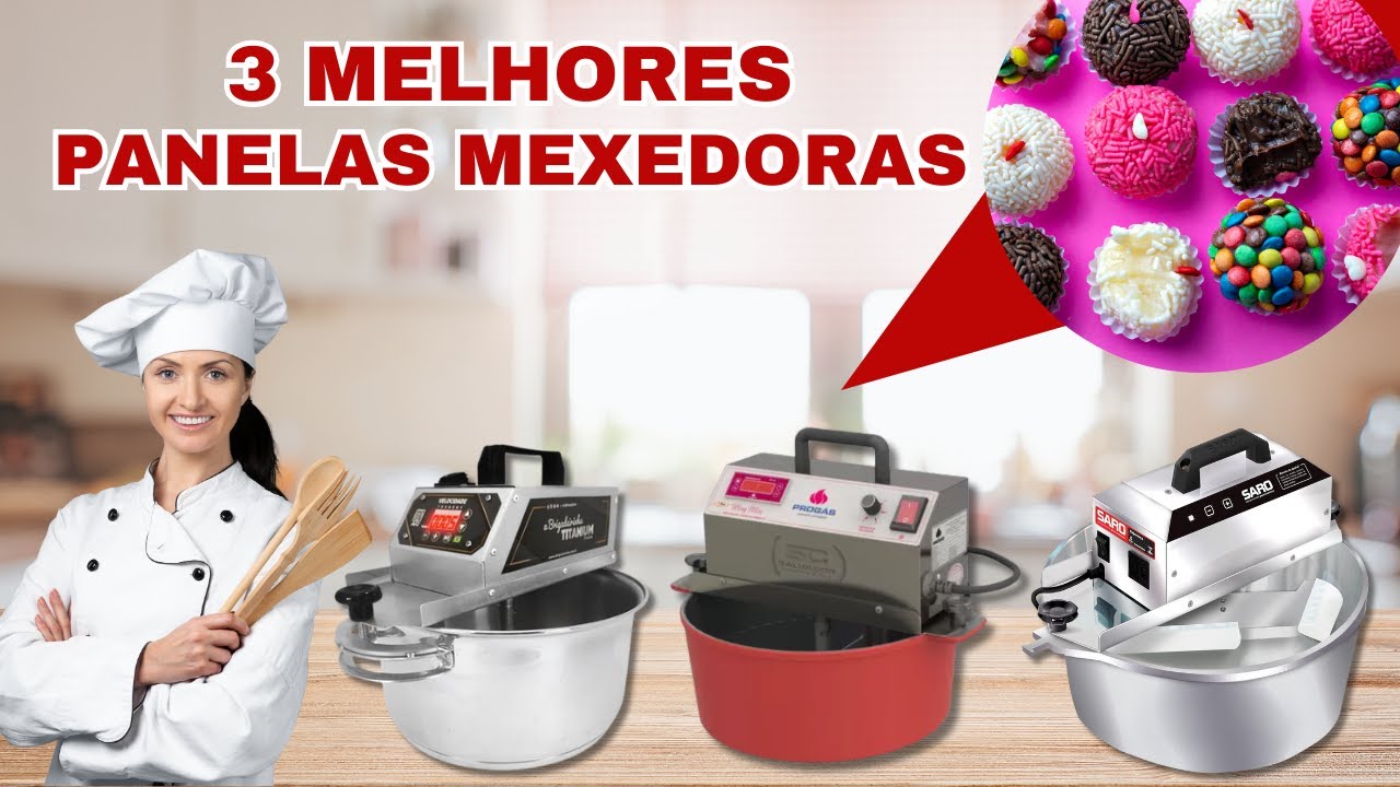 Qual a Melhor Panela Mexedora de Doces? Descubra as 3 MELHORES  MÁQUINAS MEXEDORAS DE DOCES