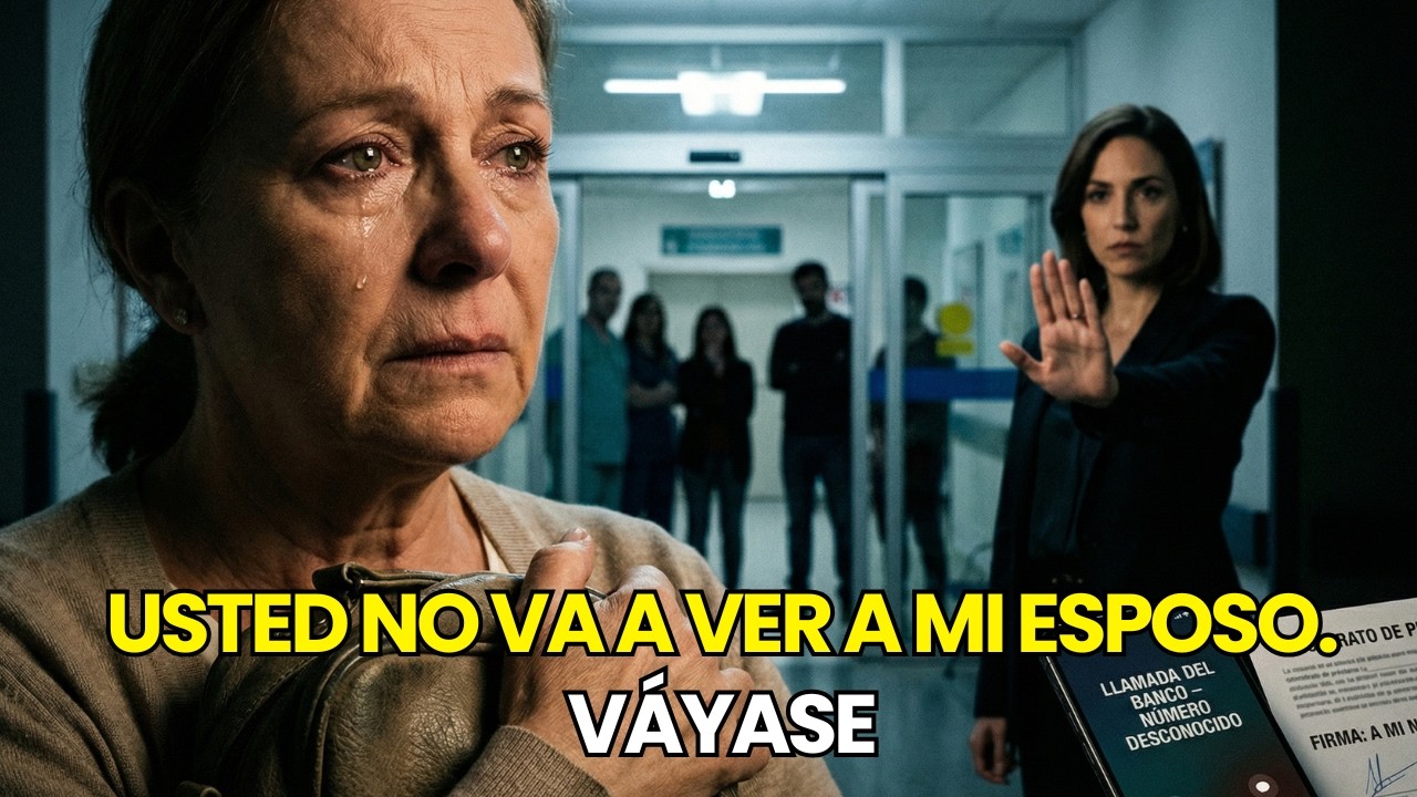 Mi nuera me echó del hospital pero 10minutos después el banco llamó y mandó el contrato con mi firma