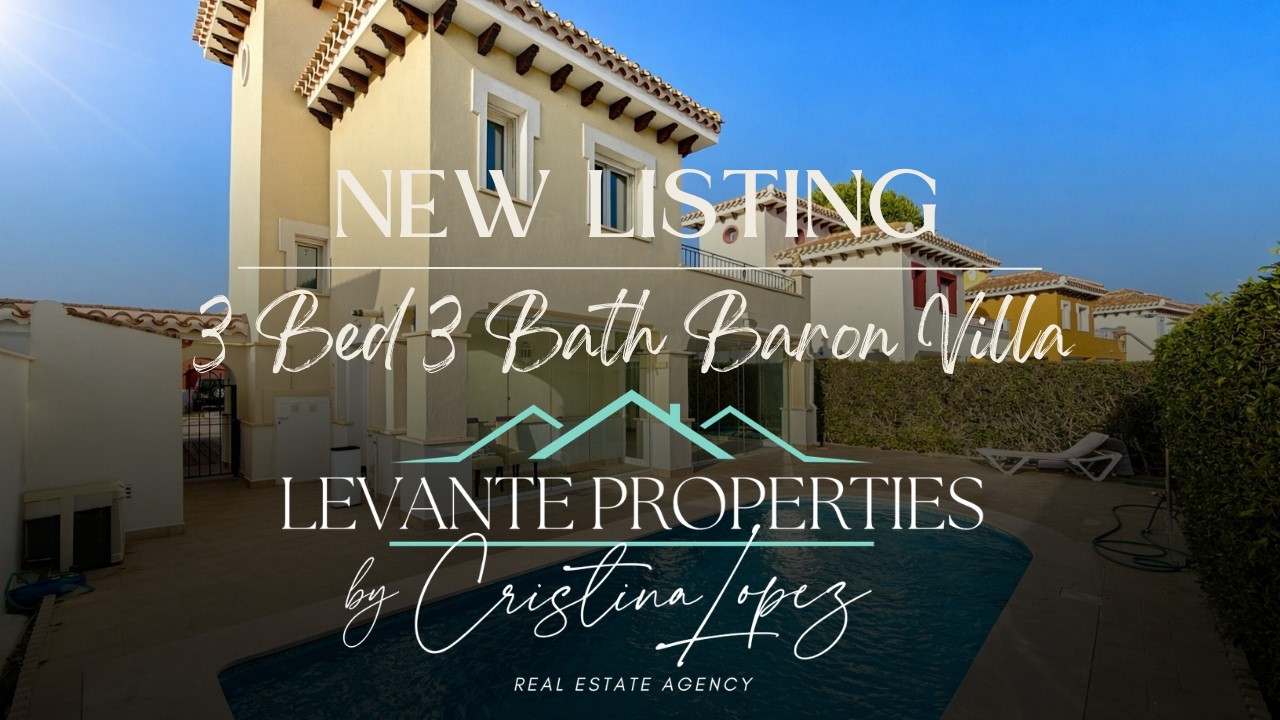 3 Bed 3 Bath Baron Villa - Mar Menor Golf Resort